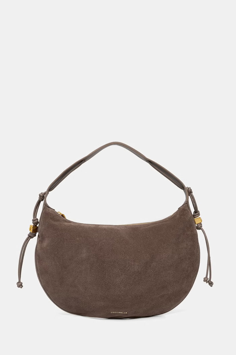 Coccinelle hobo bag pentru femei din piele întoarsă