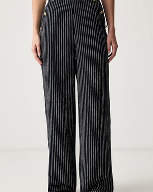 Tommy Hilfiger pantaloni straight pentru femei cu lyocell