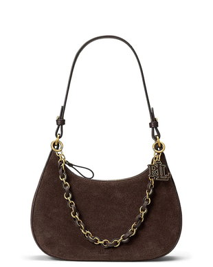 Lauren Ralph Lauren geantă crossbody pentru femei din piele întoarsă