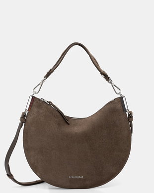 Coccinelle geantă crossbody pentru femei din piele întoarsă COCCINELLESUNUP SUEDE