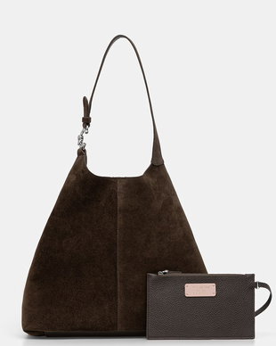Coccinelle hobo bag pentru femei din piele întoarsă