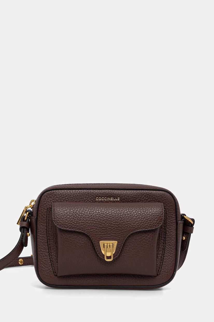 Coccinelle geantă crossbody pentru femei din piele