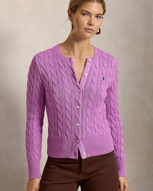Polo Ralph Lauren cardigan pentru femei, din bumbac