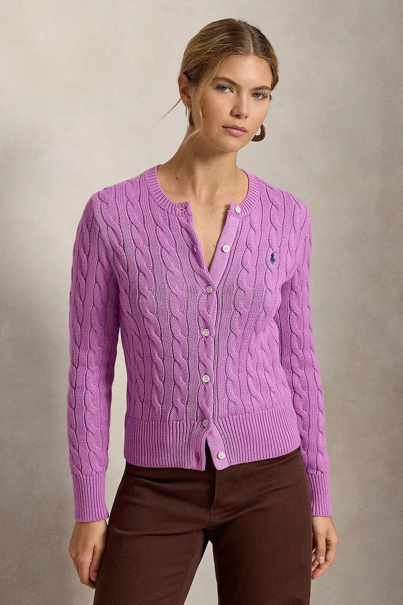 Polo Ralph Lauren cardigan pentru femei, din bumbac