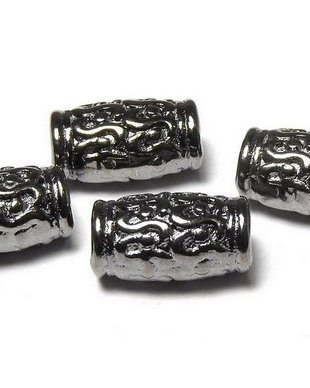Margele din metal, gunmetal, 12x7 mm