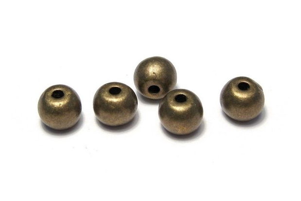 Margele din metal, bronz, 5 mm