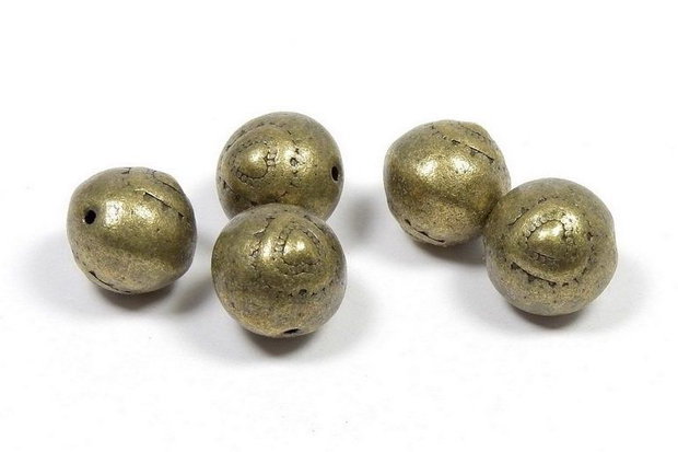 Margele din metal, bronz, 10x11 mm