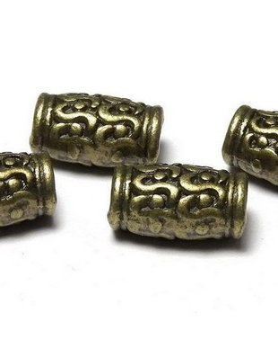 Margele din metal, bronz, 12x7 mm