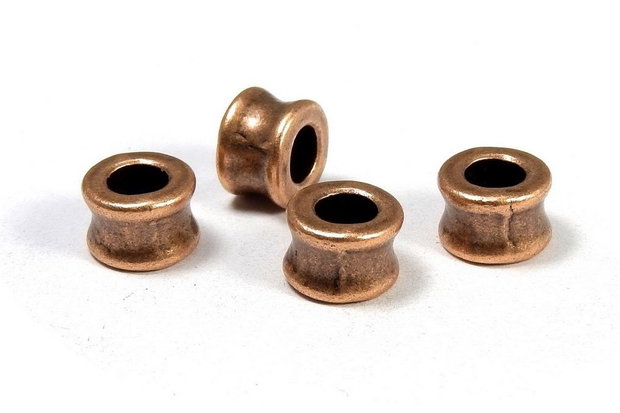 Margele din metal, cupru, 5.5x8 mm