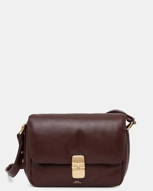 A.P.C. geantă crossbody pentru femei, din piele sac grace soft