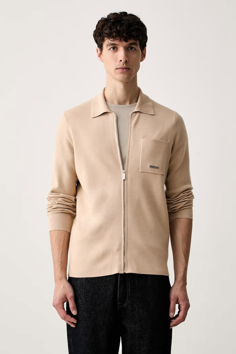 Karl Lagerfeld cardigan pentru bărbați cu vâscoză