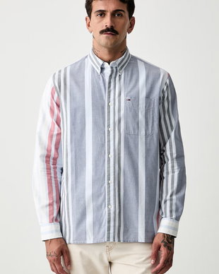 Tommy Jeans cămașă pentru bărbați din bumbac