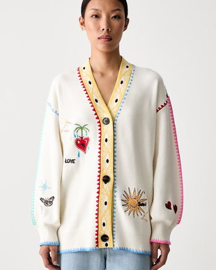 Never Fully Dressed cardigan pentru femei cu vâscoză