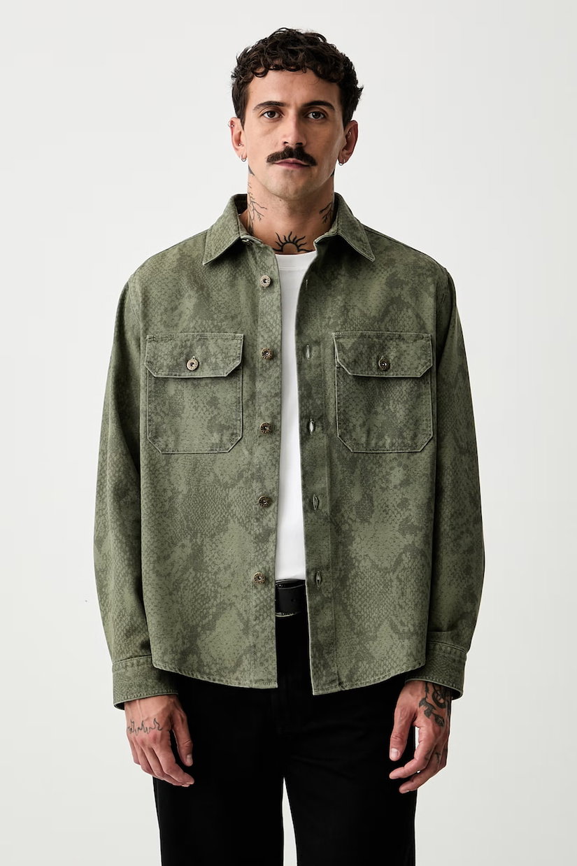 HUGO Blue cămașă pentru bărbați din denim Ebolt_1
