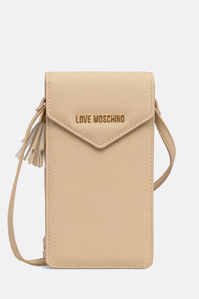 Love Moschino carcasă pentru femei cu imitație de piele