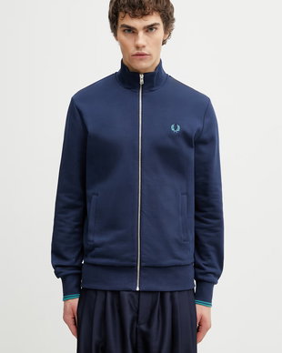 Fred Perry hanorac cu fermoar bărbătesc din bumbac