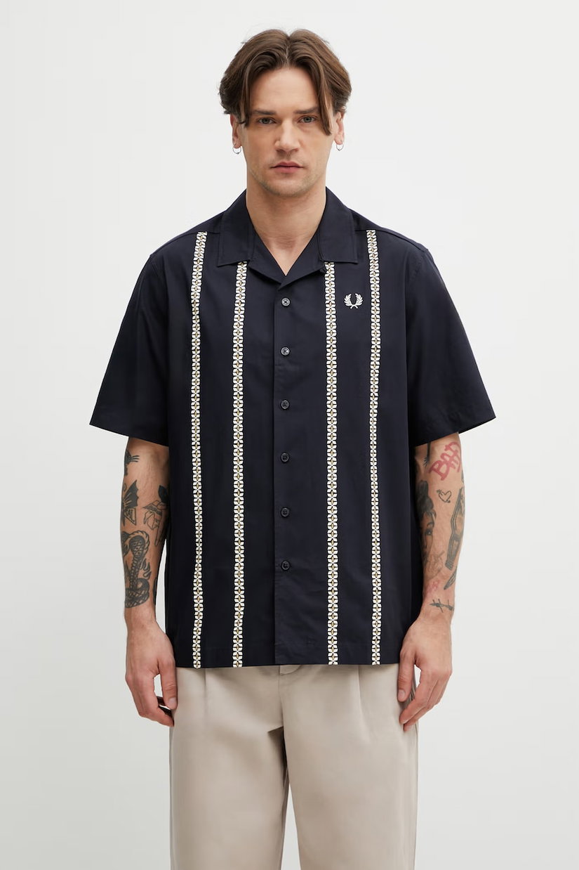 Fred Perry cămașă pentru bărbați, din bumbac