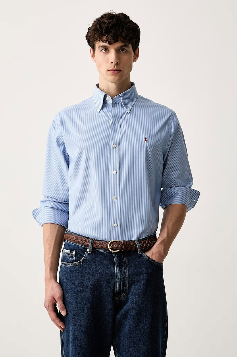 Polo Ralph Lauren cămașă oxford pentru bărbați din bumbac