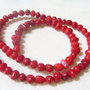 Coral sirag de 40.5 cm format din 80 bucati "gogosele" de aprox 6-8x4-6mm