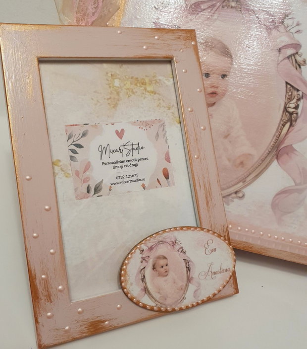 Set personalizat pentru taierea motului / tema vintage, poza