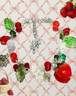 Brățară Handmade Strawberry Garden