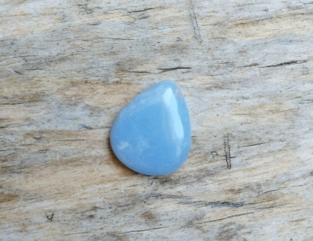 Cabochon angelit, 27x23 mm