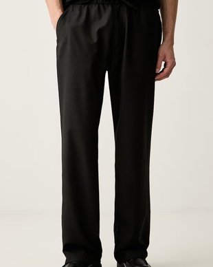 Michael Kors pantaloni regular pentru bărbați cu amestec de lână