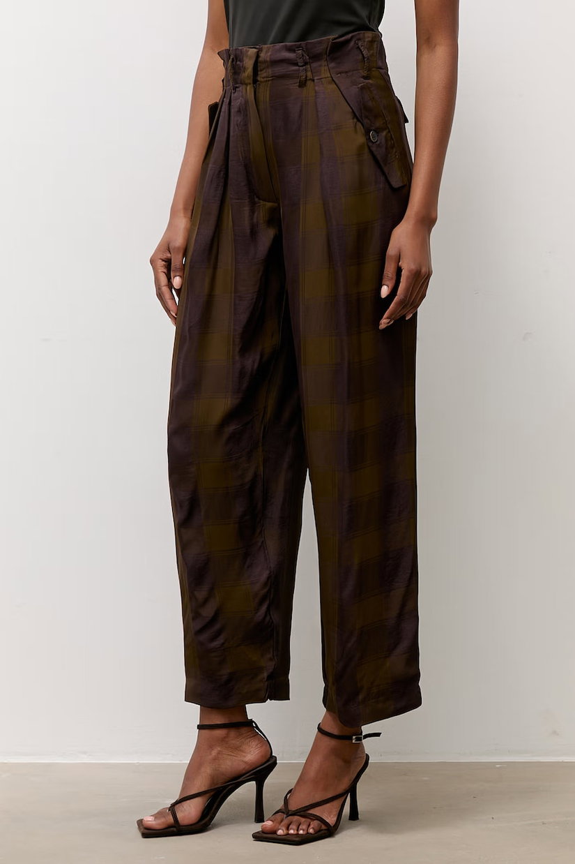 Answear.LAB pantaloni pentru femei cu acetat
