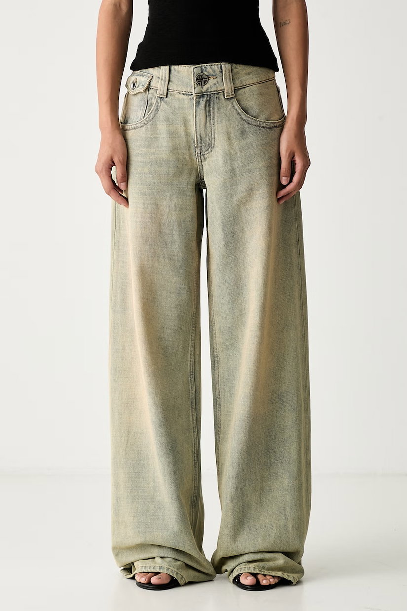 Miss Sixty blugi wide leg pentru femei
