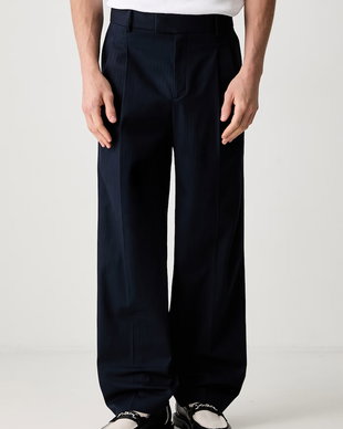Drôle de Monsieur pantaloni de costum pentru bărbați cu bumbac Golfer