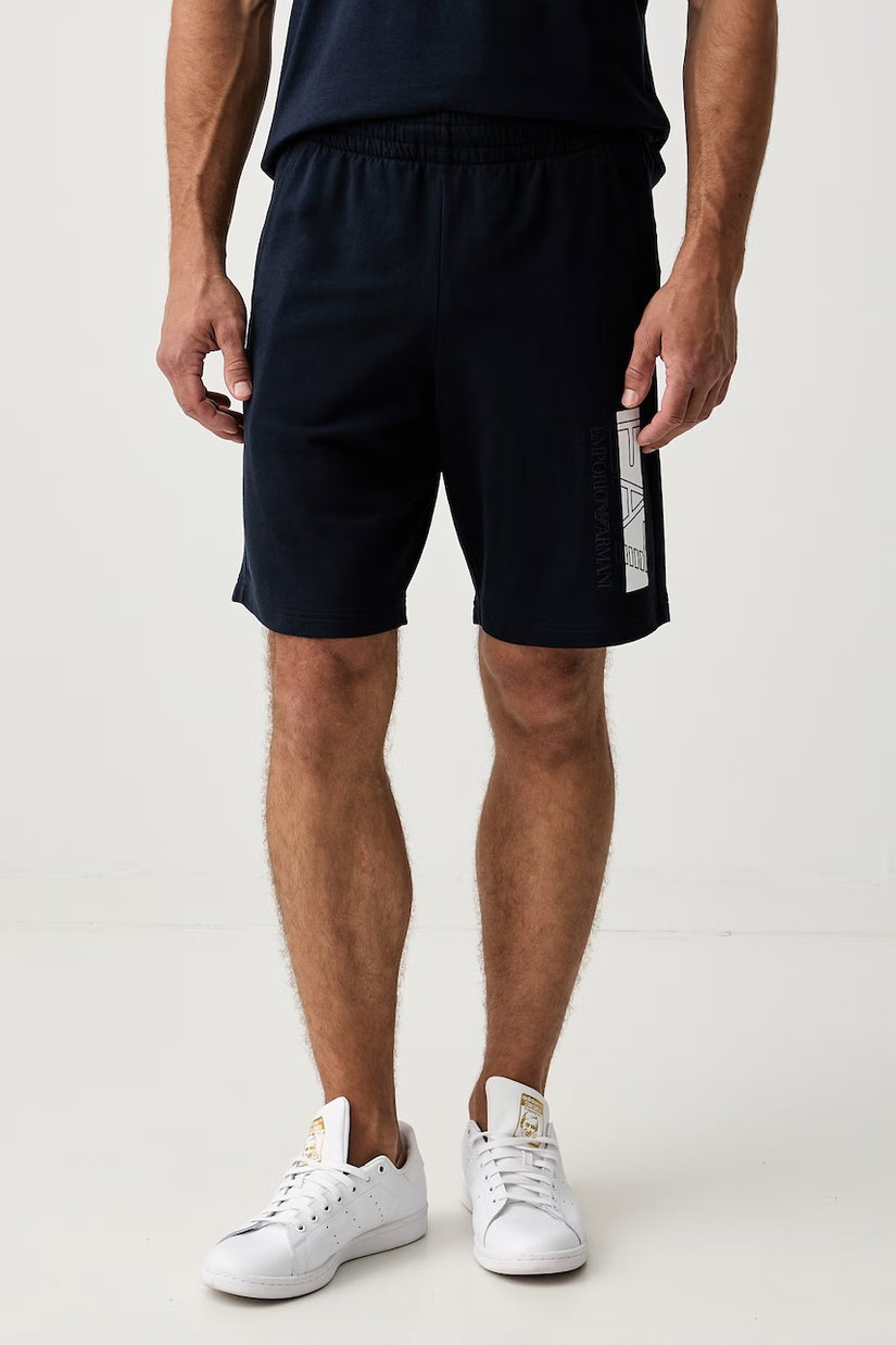 EA7 Emporio Armani pantaloni scurți de trening pentru bărbați cu bumbac