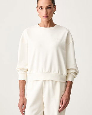 Guess hanorac oversized pentru femei cu bumbac PHOEBE
