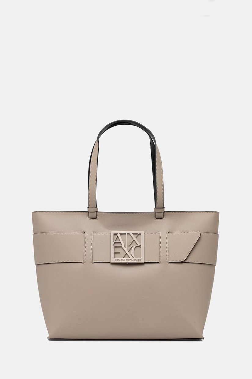 Armani Exchange geantă shopper pentru femei cu imitație de piele