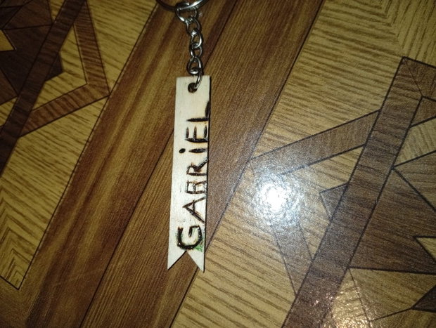Titlu: Brelocuri din Lemn Personalizate prin Pirogravură