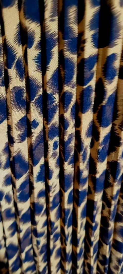 Fusta plisata animal print