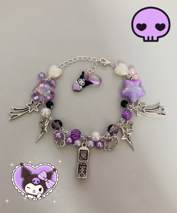 Brățară Handmade Inspirată de Kuromi