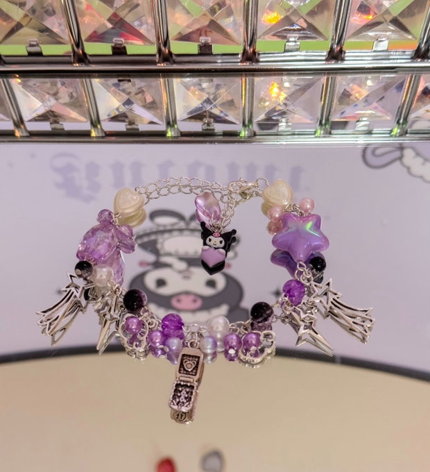 Brățară Handmade Inspirată de Kuromi
