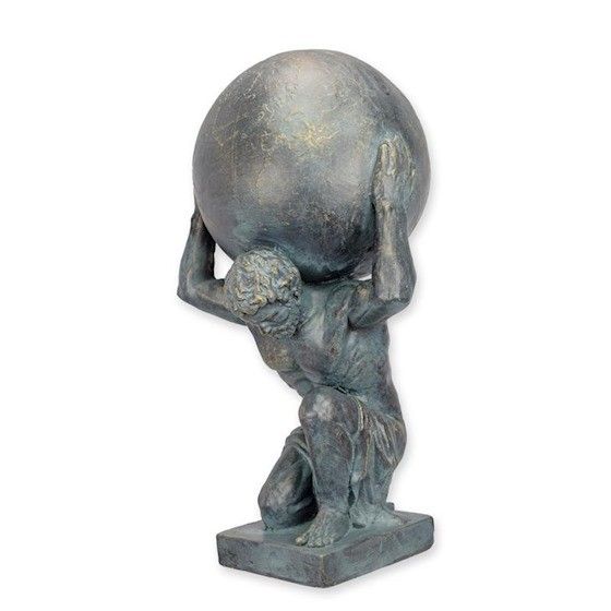 Atlas-statueta din rasini speciale