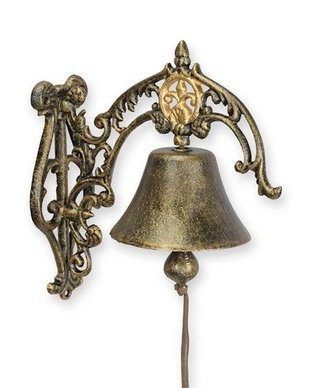Clopot ornamental din fonta pentru usa