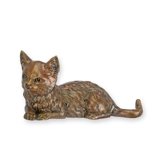 Pisicuta-statueta din bronz