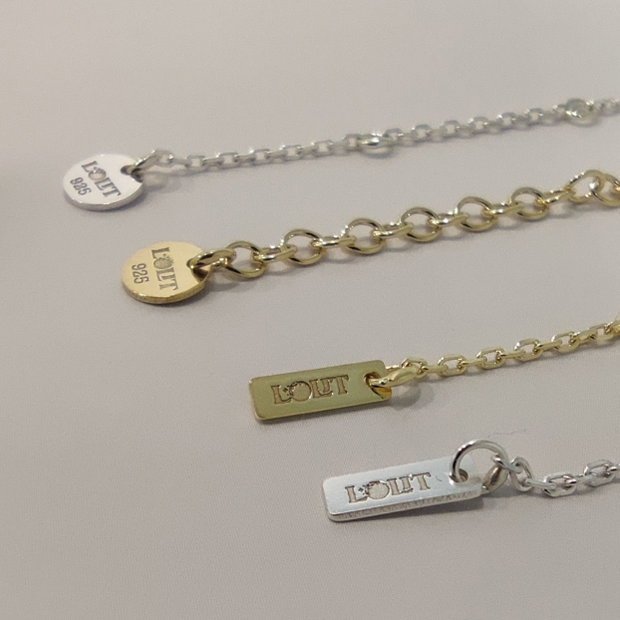 Tablita logo personalizat din argint