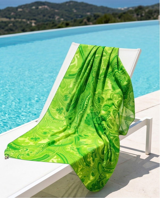 Rezervat Pareo GREENERY PAISLEY