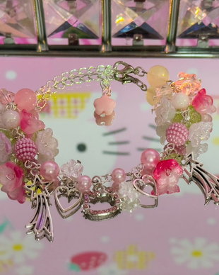 Brățară Handmade Inspirată de Hello Kitty