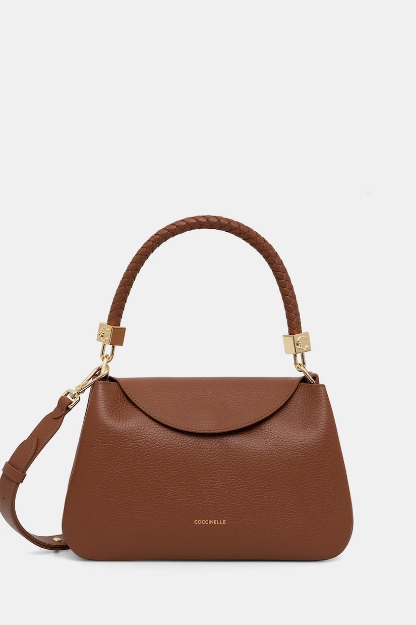 Coccinelle geantă crossbody pentru femei din piele