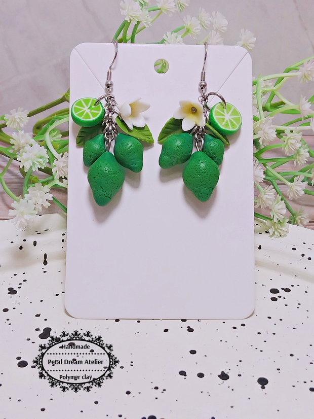 Cercei cu  lime