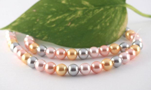 Perle seashell 8mm, cod ID25