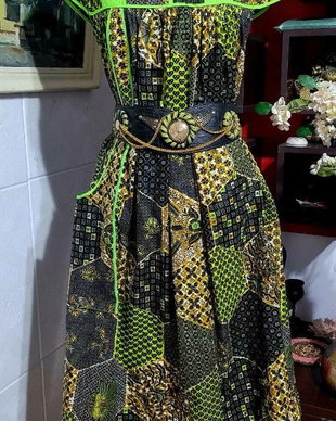 Rochie bumbac africana