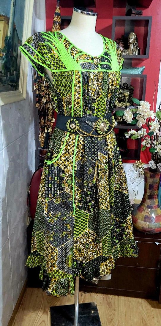 Rochie bumbac africana