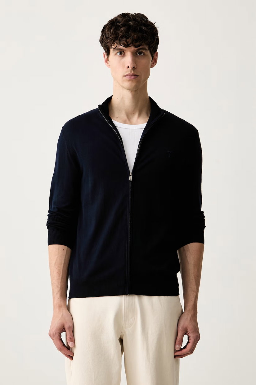 Trussardi cardigan pentru bărbați cu vâscoză