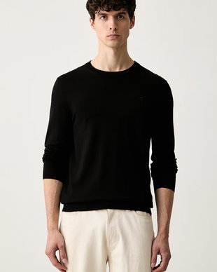 Trussardi pulover pentru bărbați cu vâscoză